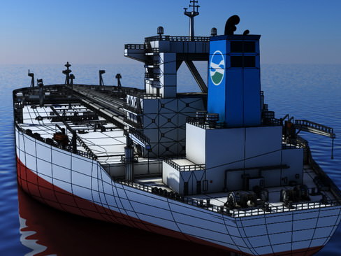 Oil Tanker 3D model_10