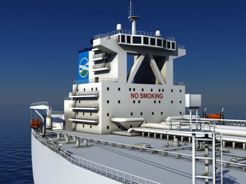 Oil Tanker 3D model_7