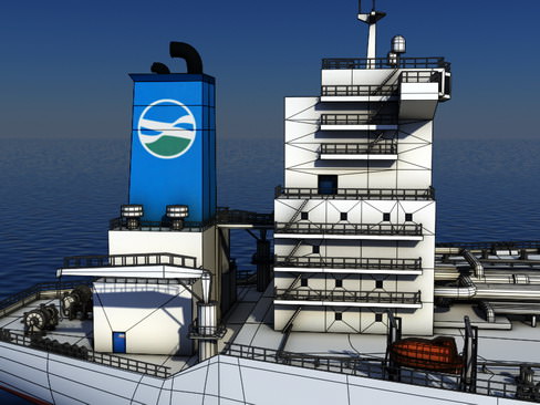 Oil Tanker 3D model_14