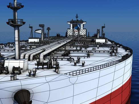 Oil Tanker 3D model_12