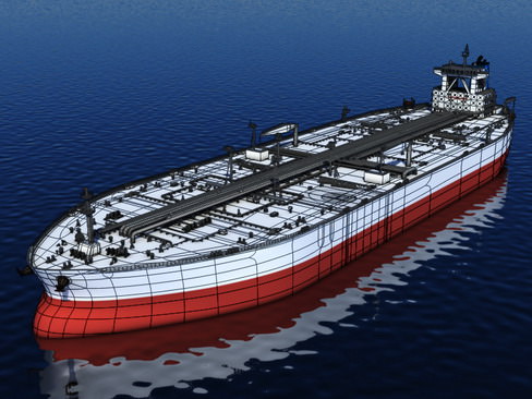 Oil Tanker 3D model_8