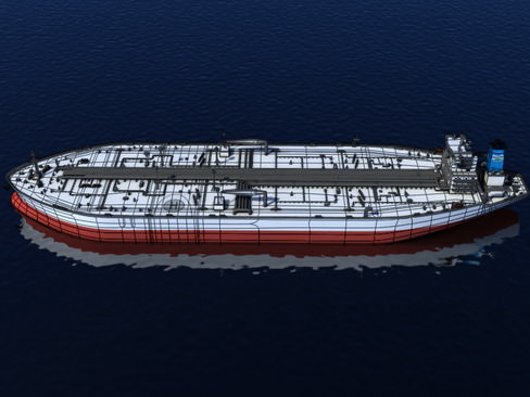 Oil Tanker 3D model_11