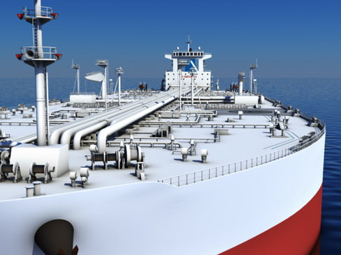 Oil Tanker 3D model_4