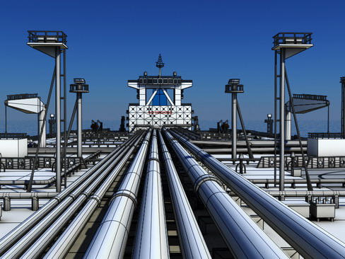 Oil Tanker 3D model_13