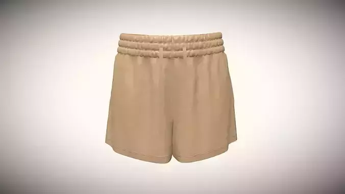 Girls Shorts Pant In Low Poly