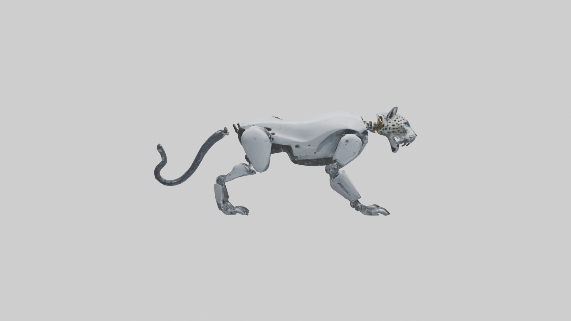 Robot version of a jaguar model 3D model_13