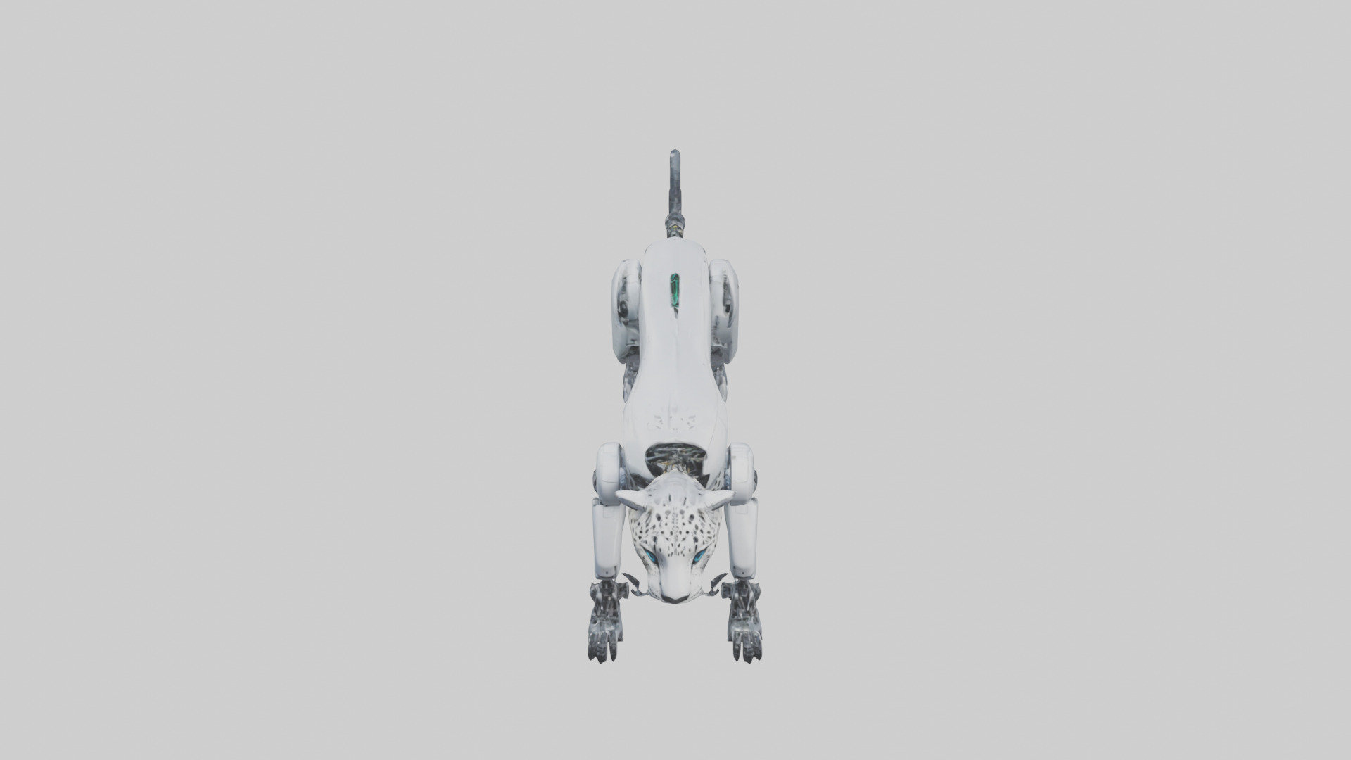 Robot version of a jaguar model 3D model_16