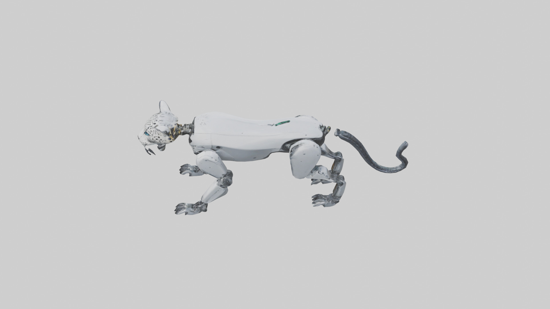 Robot version of a jaguar model 3D model_17