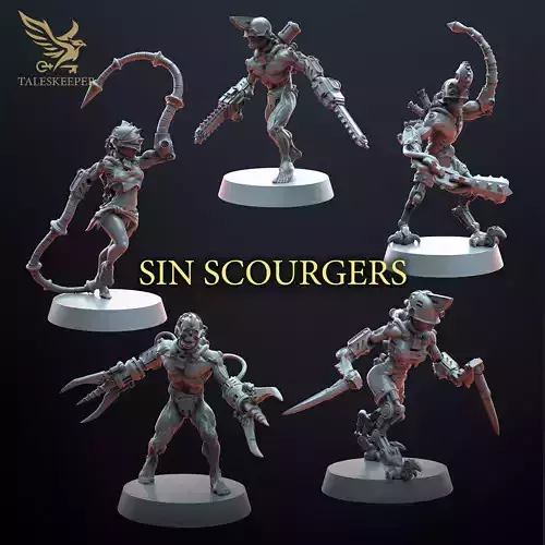 SIN SCOURGERS 3D print model