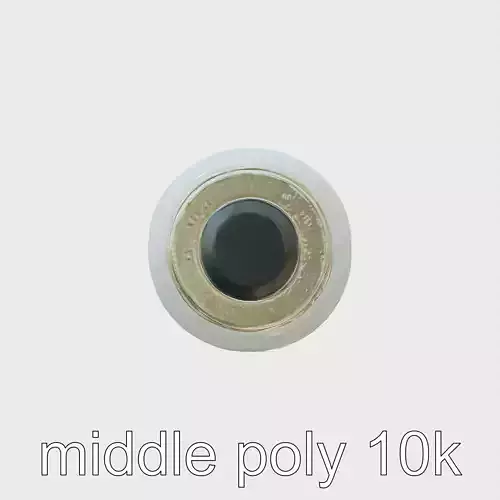 Compact LED Light Bulb Model Low-poly 3D model