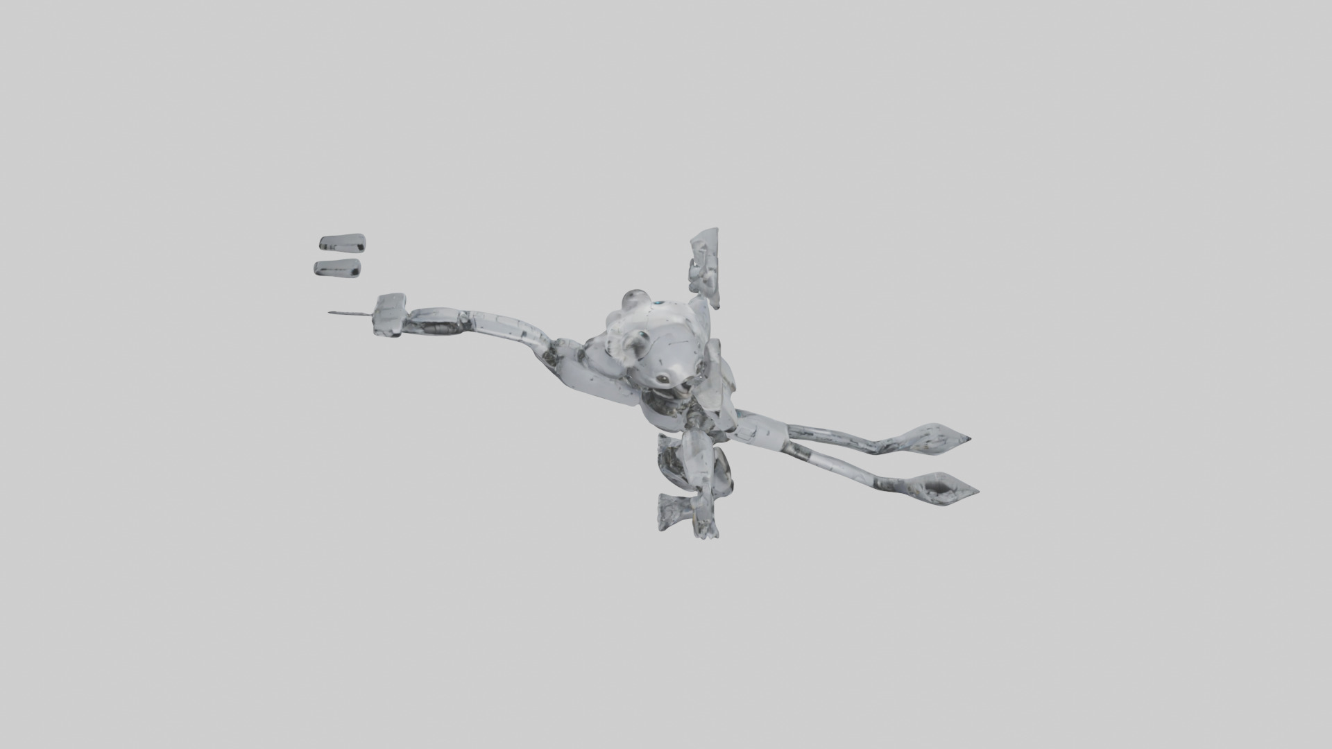 Robot version of a koala model 3D model_16