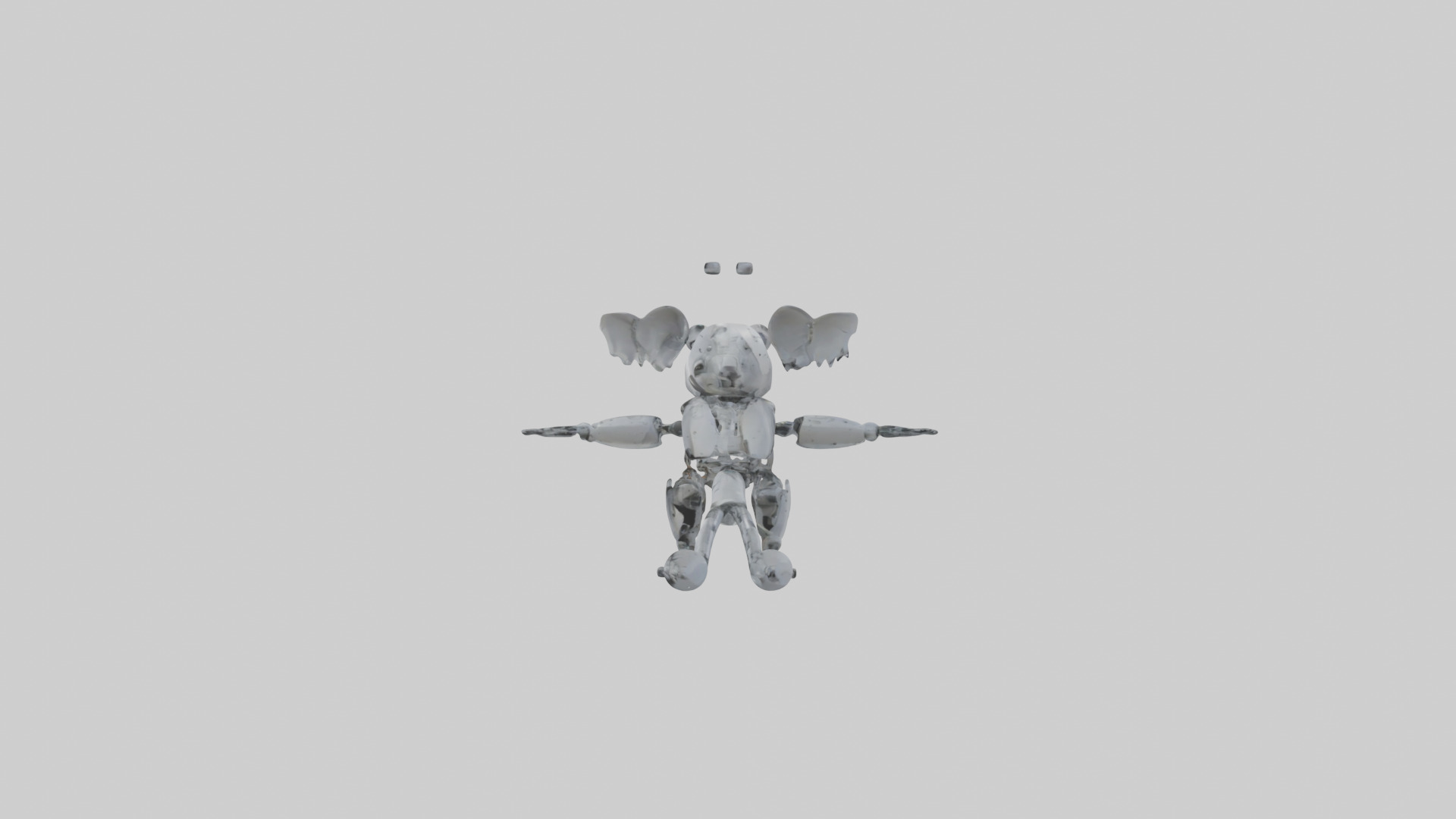 Robot version of a koala model 3D model_12