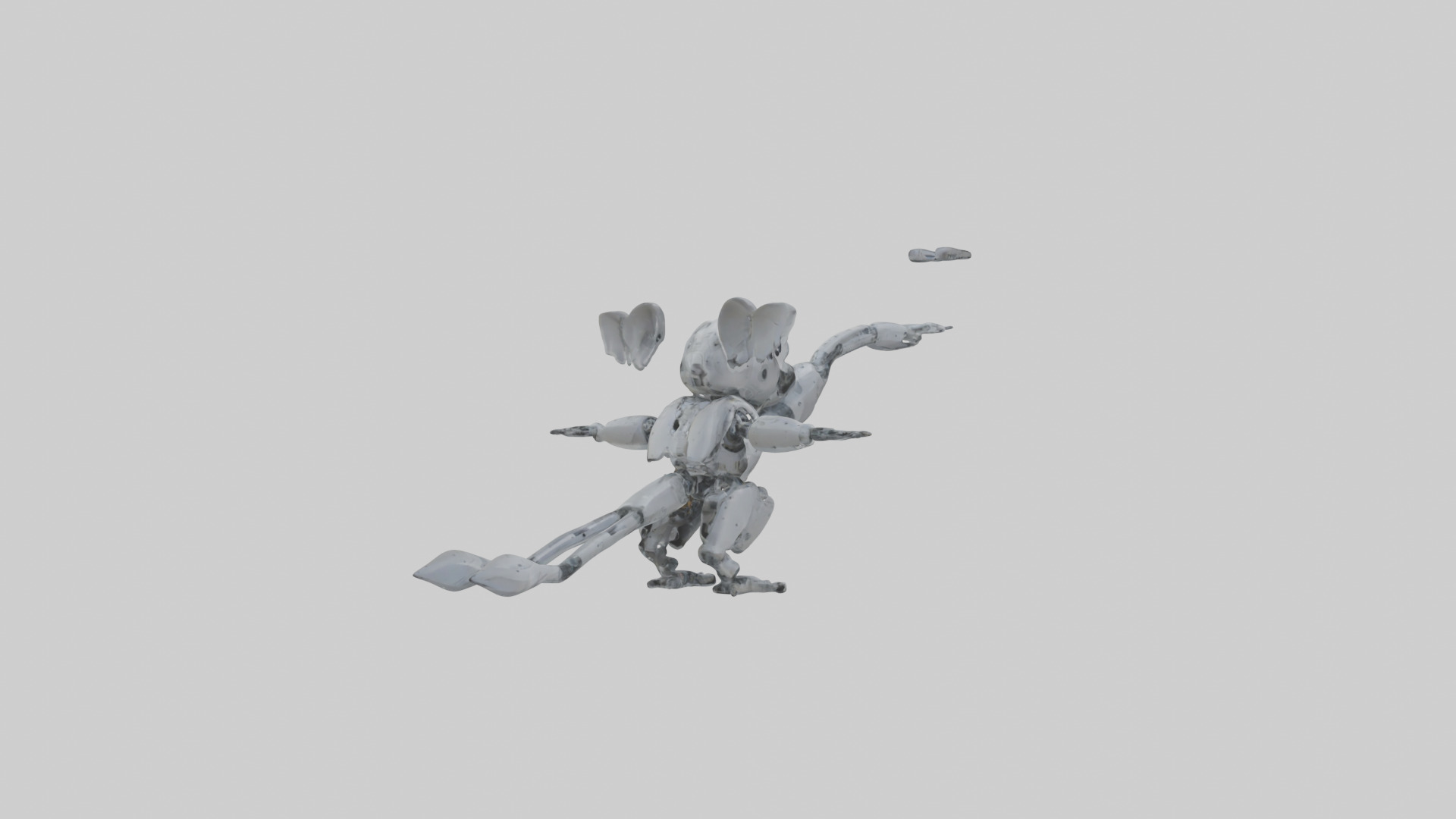 Robot version of a koala model 3D model_1