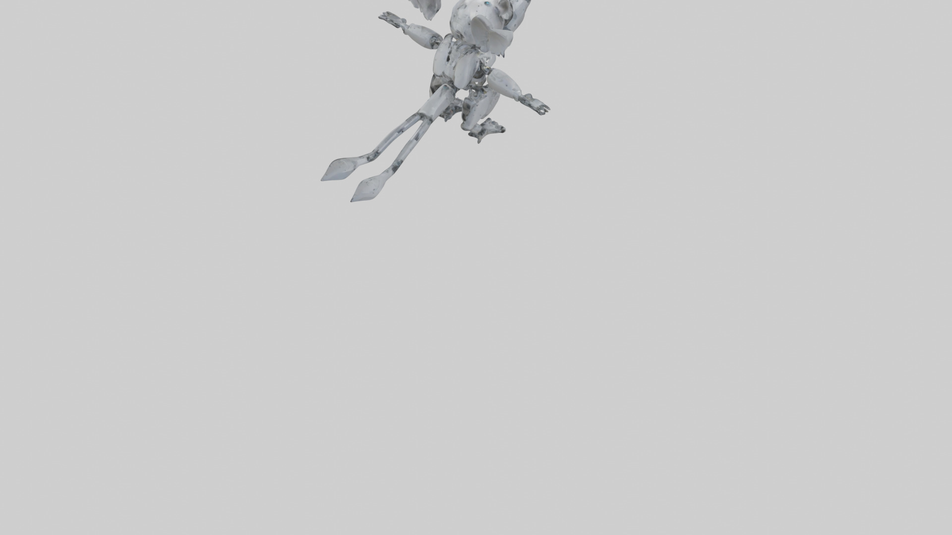 Robot version of a koala model 3D model_3