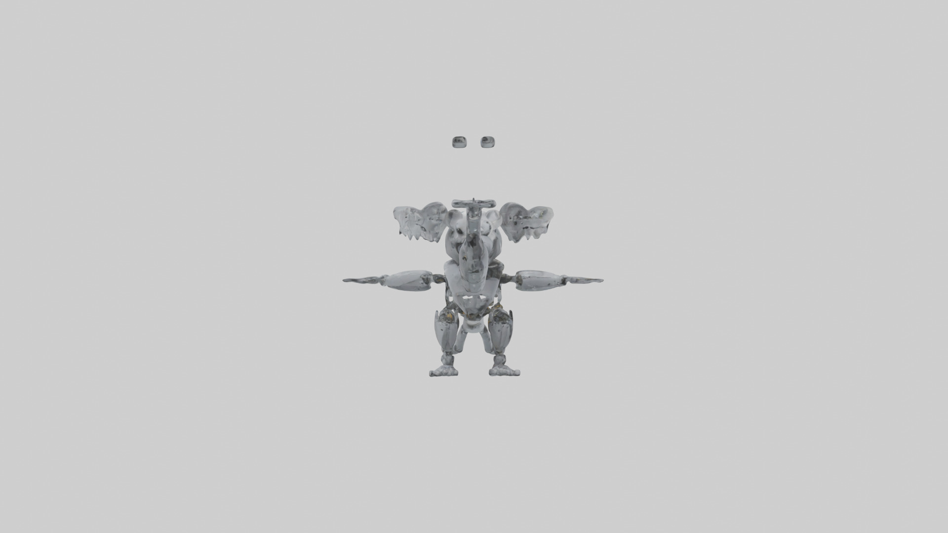 Robot version of a koala model 3D model_13
