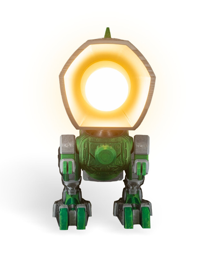 Mecha T-Rex - Table Lamp 3D print model_1