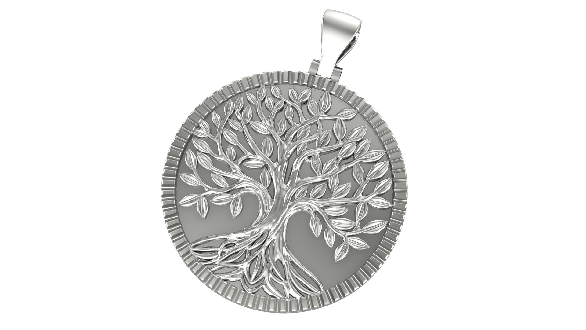 Tree of Life Pendant 2025 3D print model_3