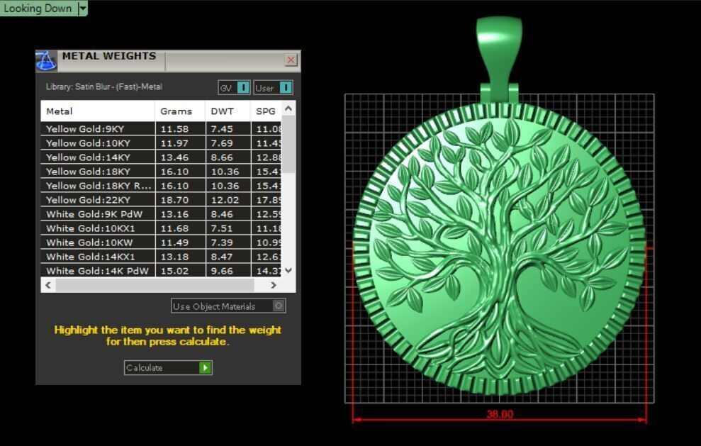 Tree of Life Pendant 2025 3D print model_5