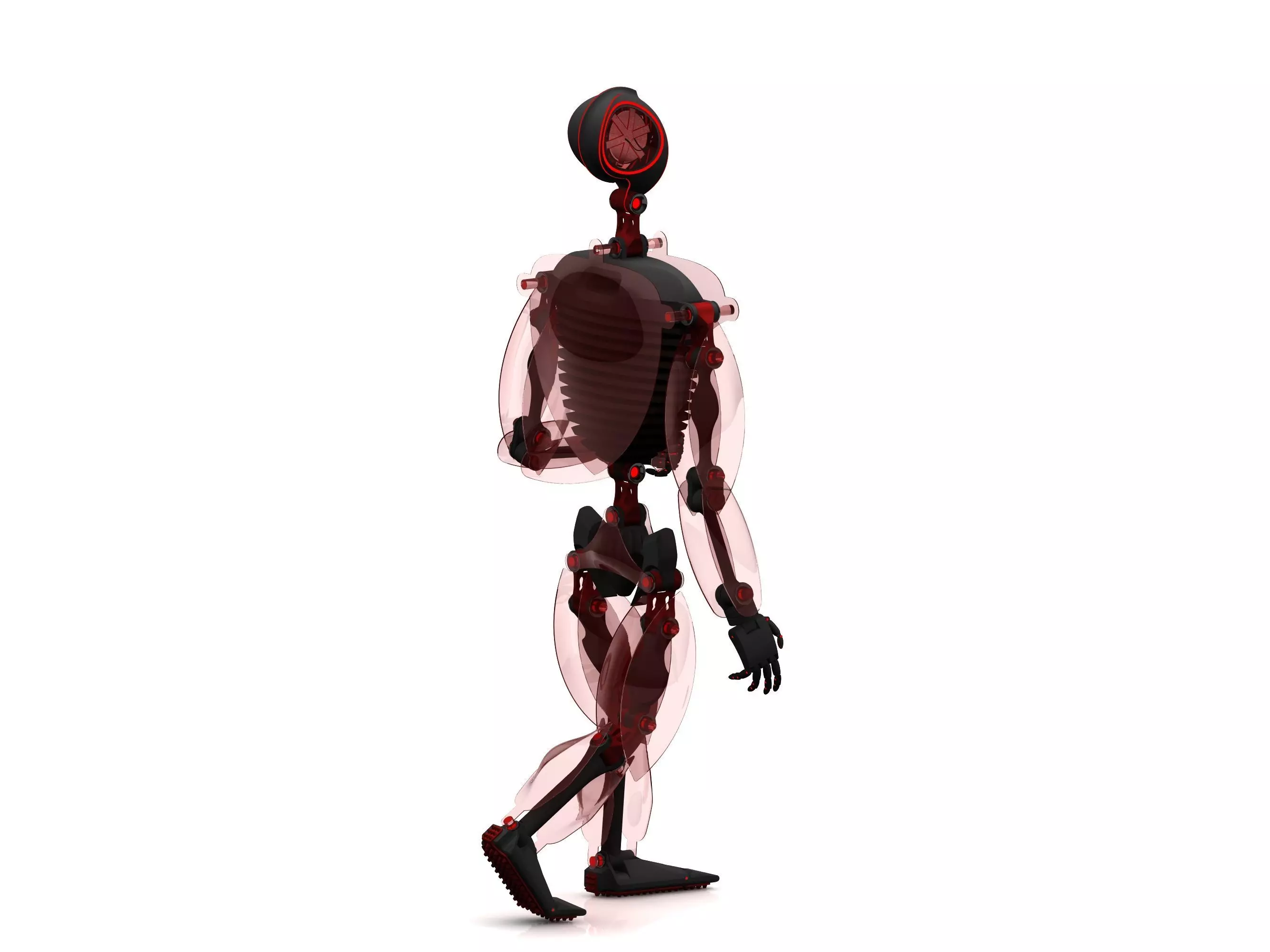 Bionic T500  robot work 3D model_0