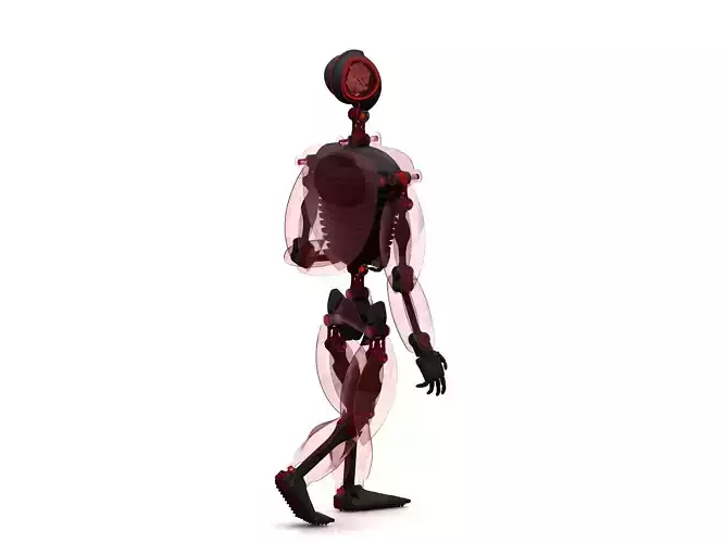 Bionic T500  robot work 3D model
