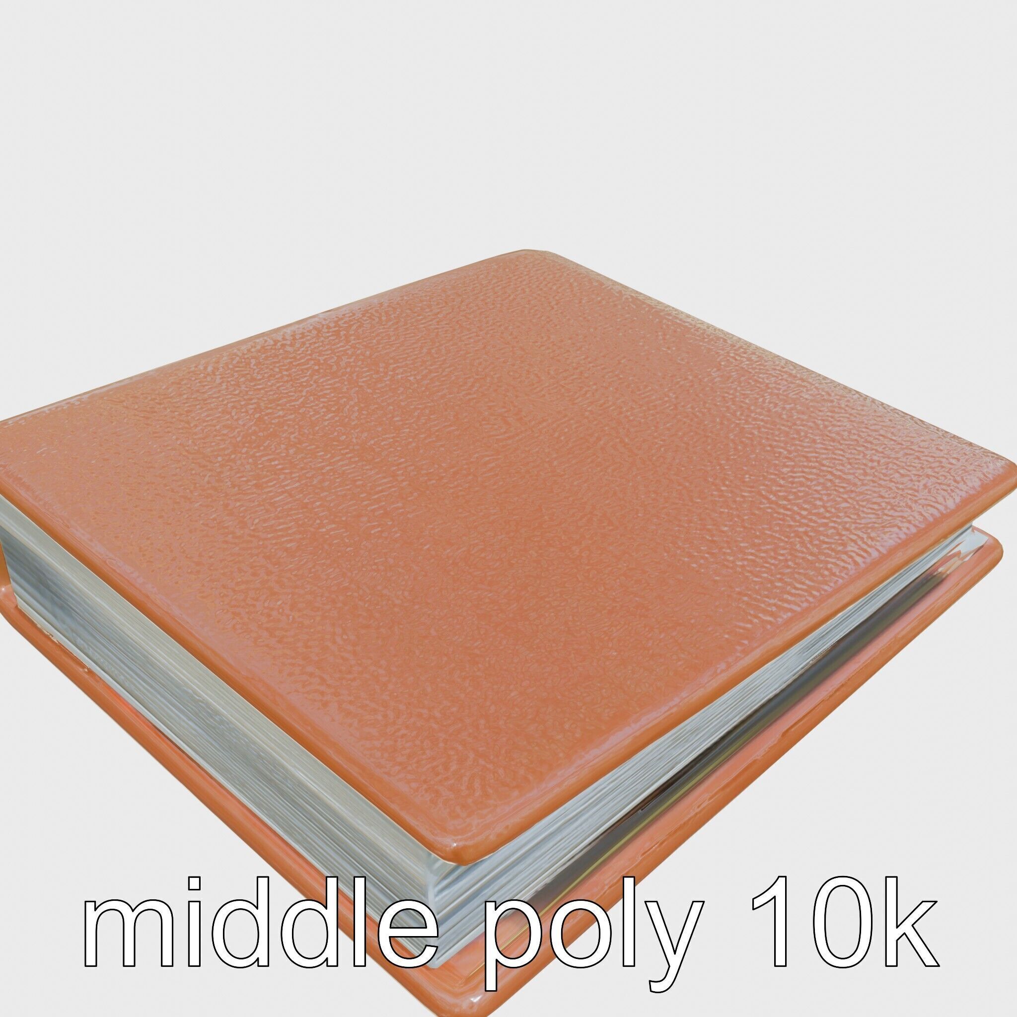 Embossed Leather Photo Album 3D Model Low-poly 3D model_12