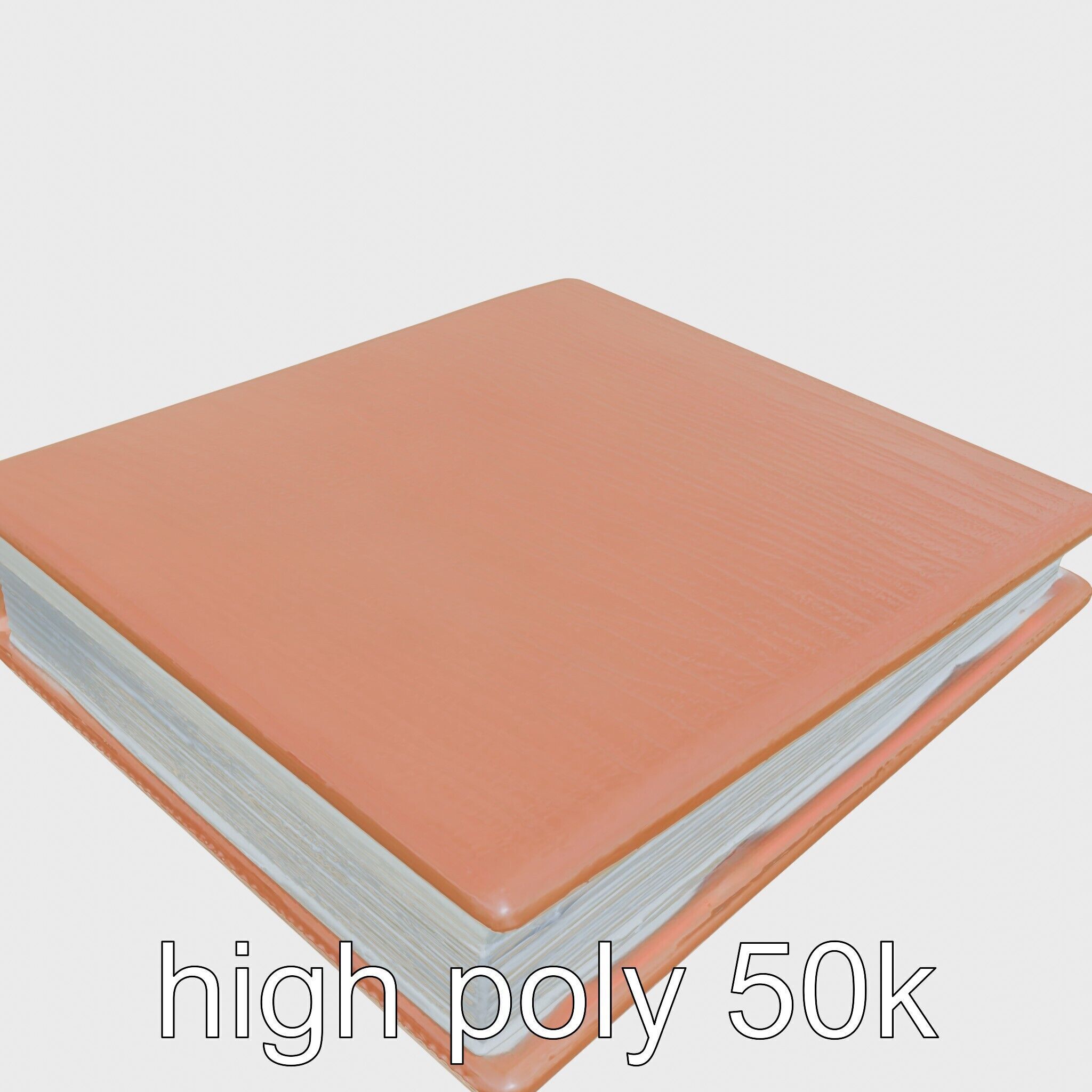 Embossed Leather Photo Album 3D Model Low-poly 3D model_22