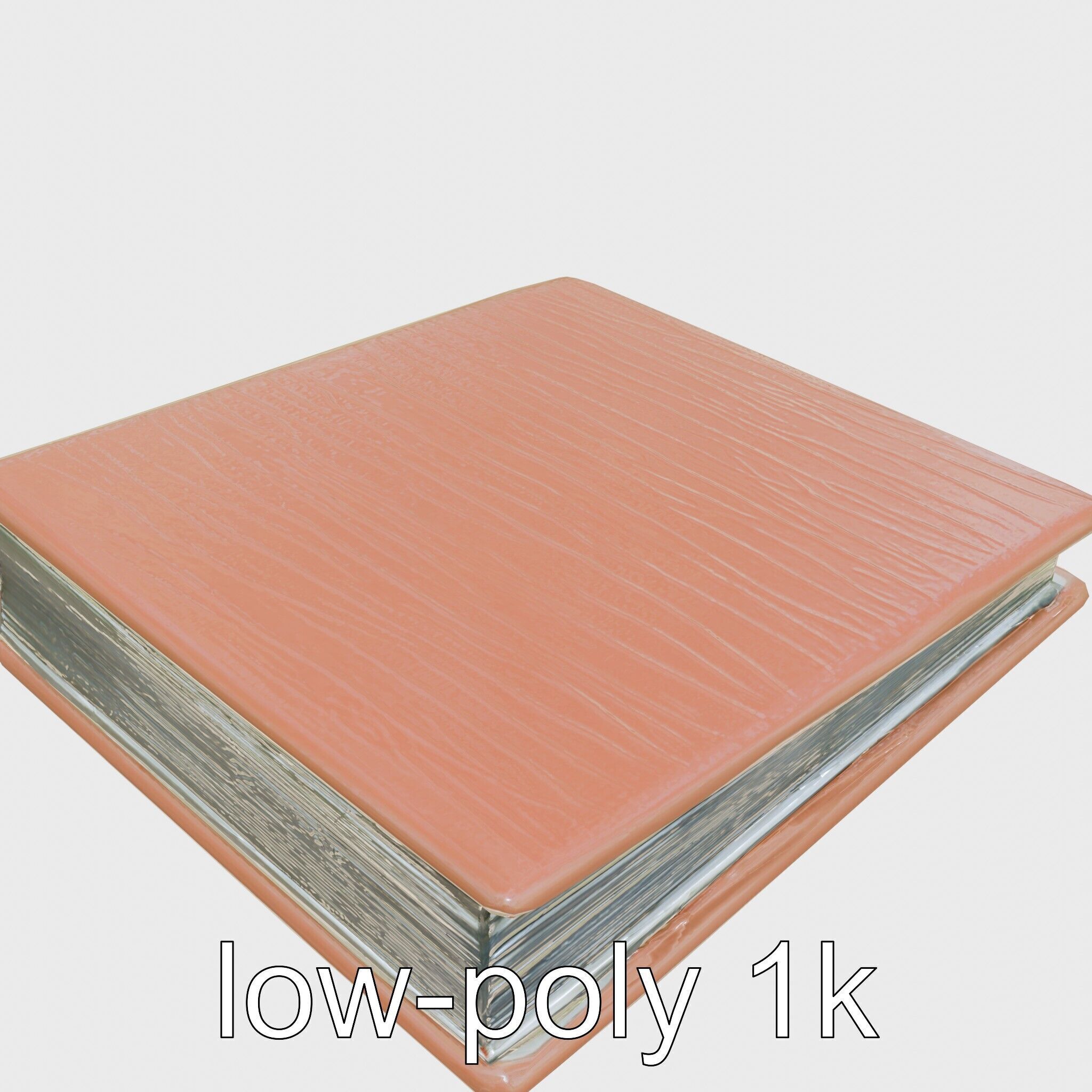 Embossed Leather Photo Album 3D Model Low-poly 3D model_13