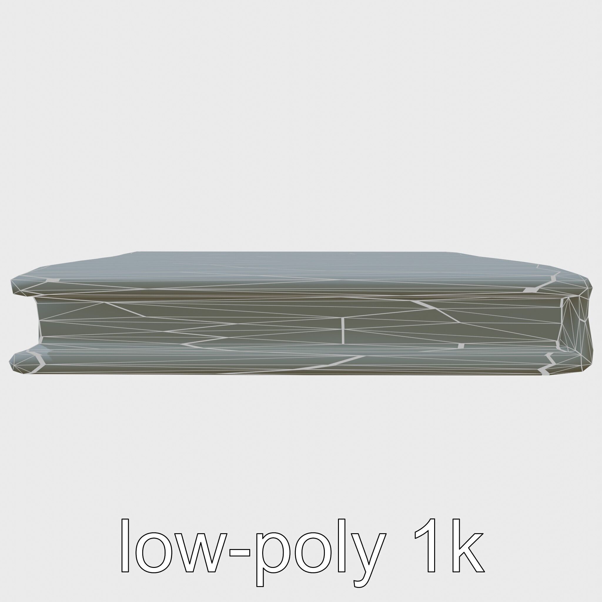 Embossed Leather Photo Album 3D Model Low-poly 3D model_10