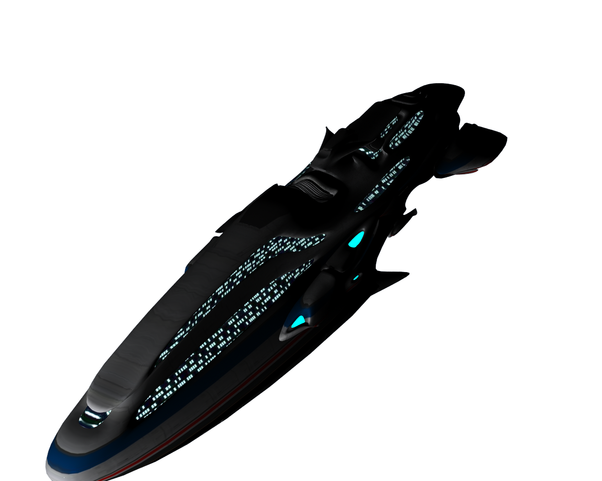 Trans Gallactic Starcruiser 3D model_7