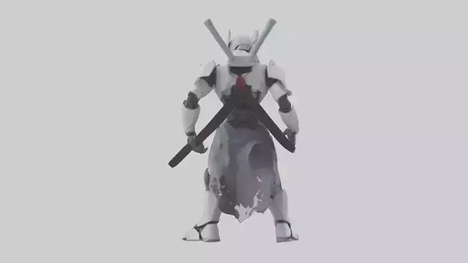Robot version of a ninja model