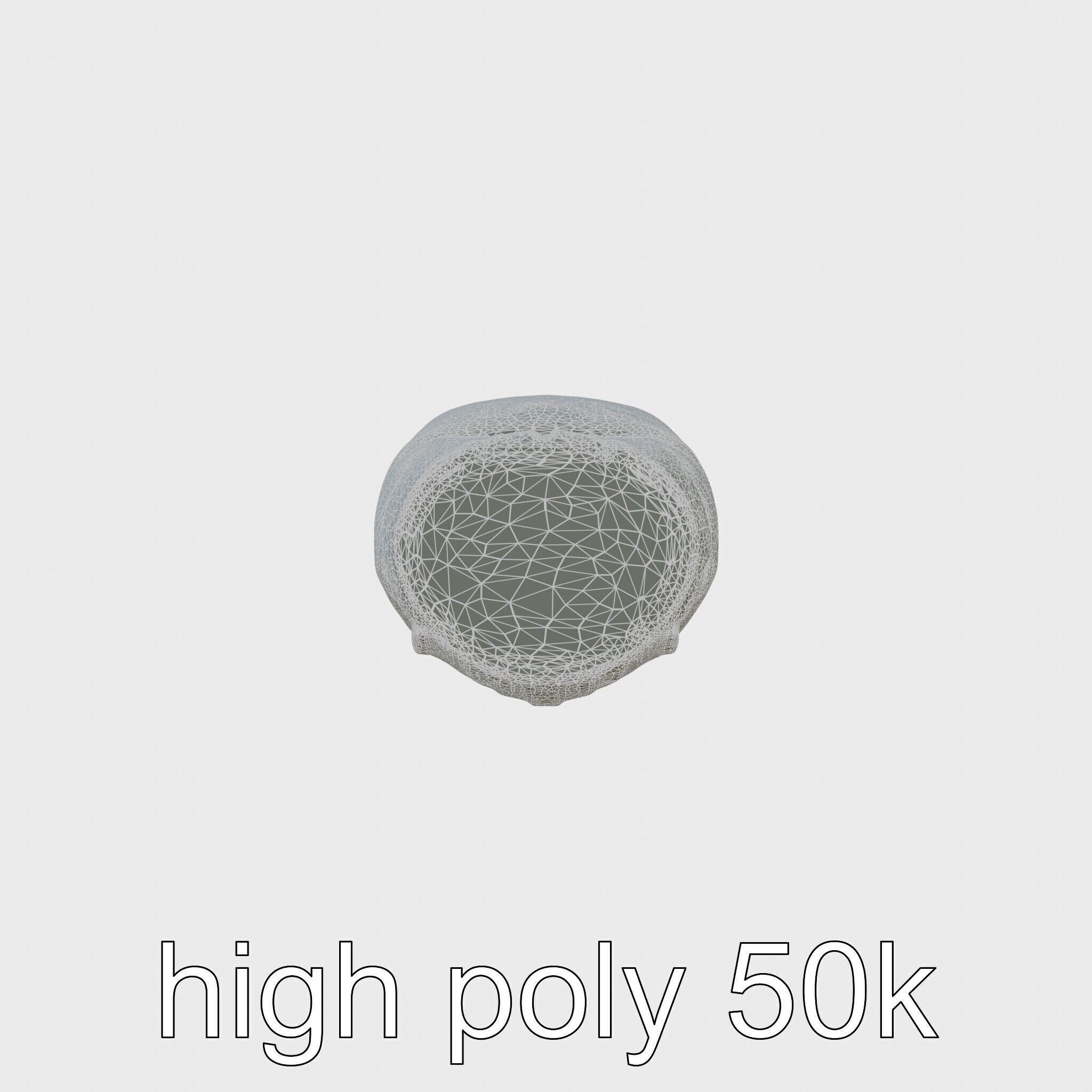 Camping Sleeping Bag Protective Cover Low-poly 3D model_22