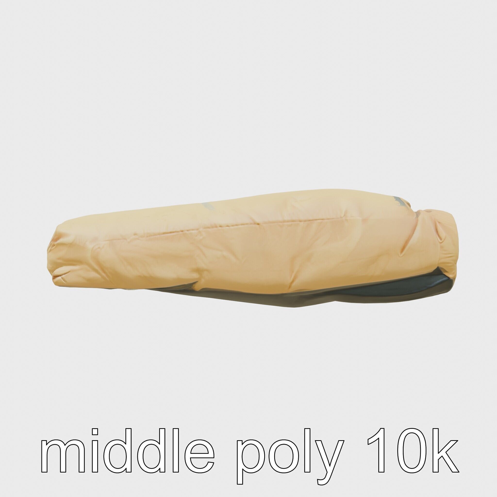 Camping Sleeping Bag Protective Cover Low-poly 3D model_17