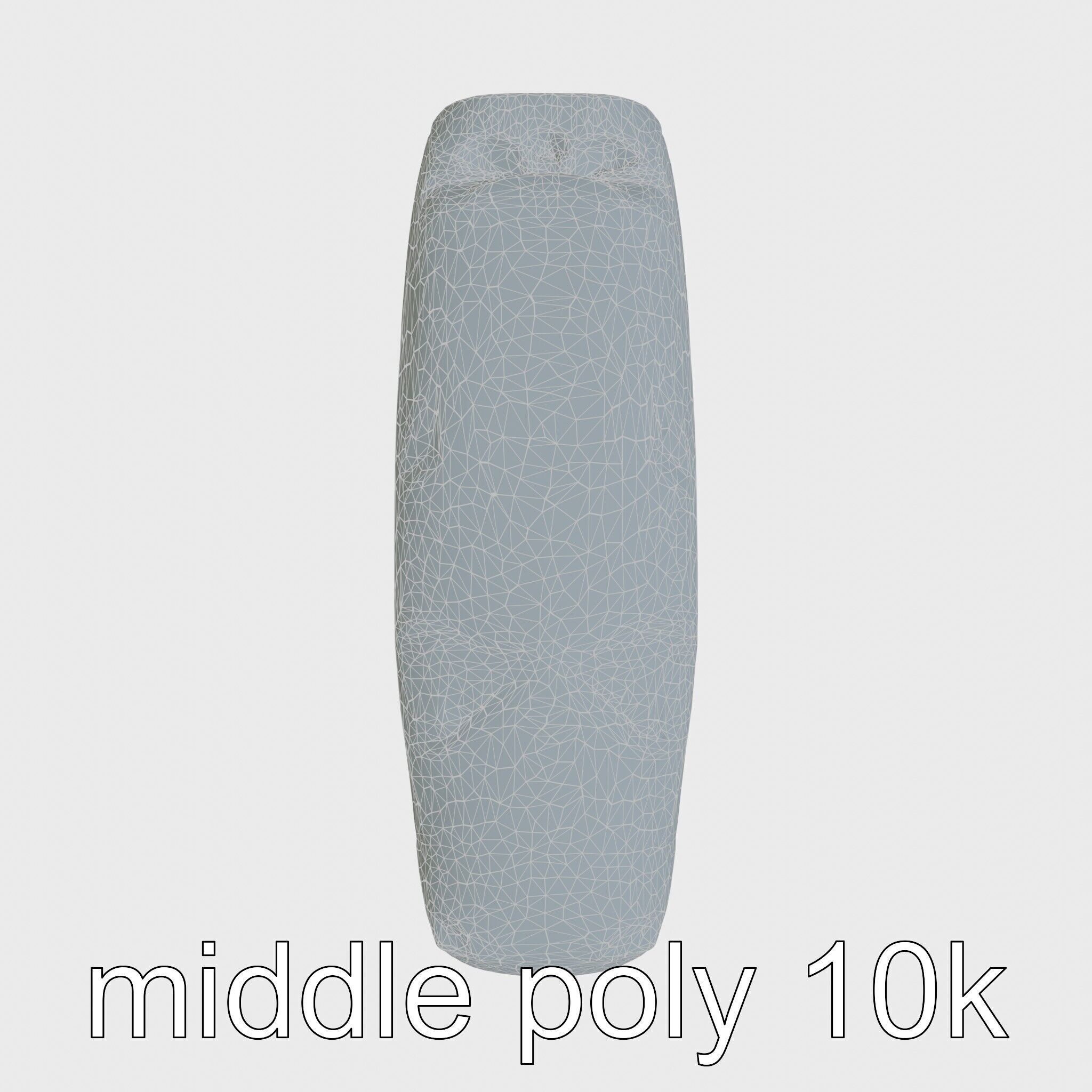 Camping Sleeping Bag Protective Cover Low-poly 3D model_21