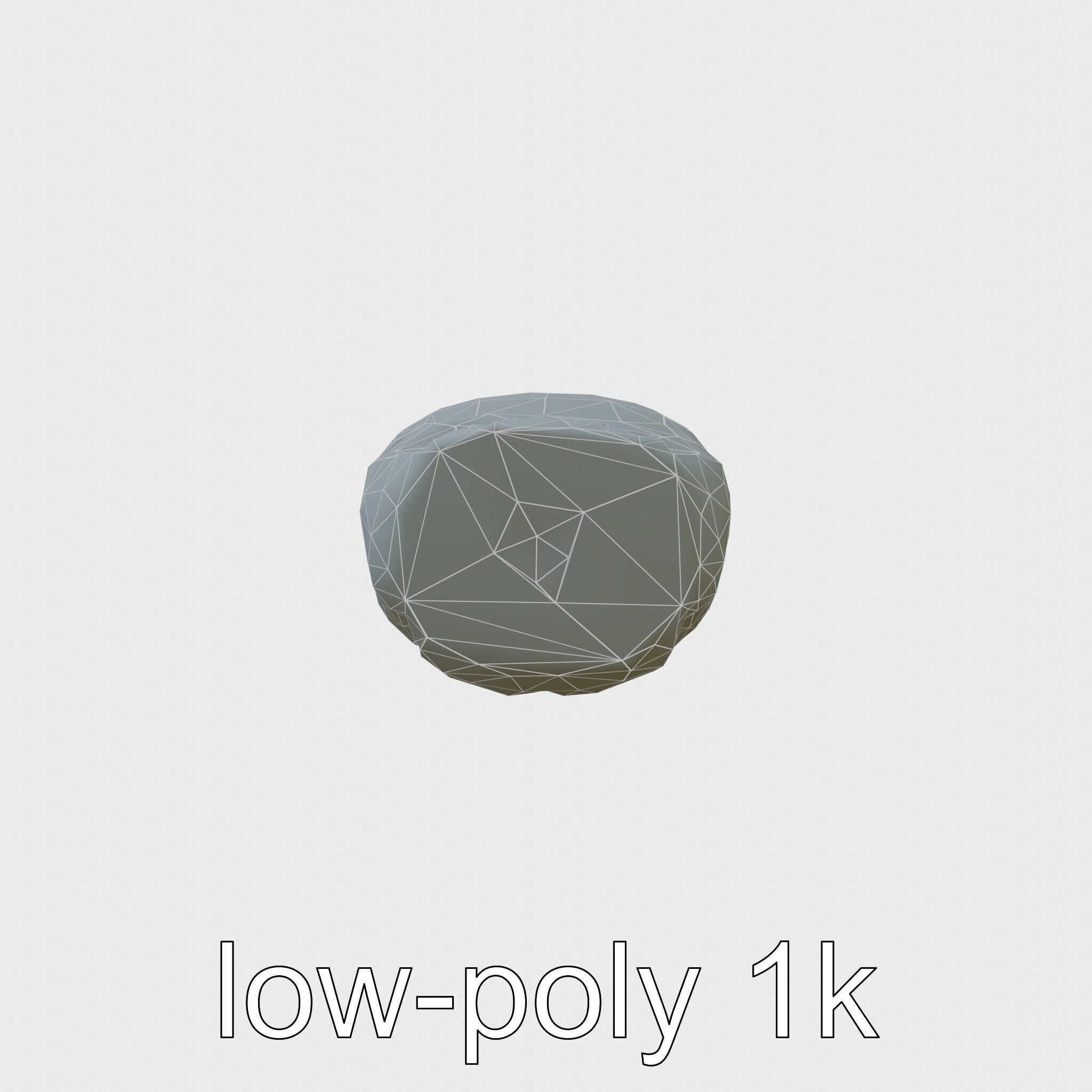 Camping Sleeping Bag Protective Cover Low-poly 3D model_10