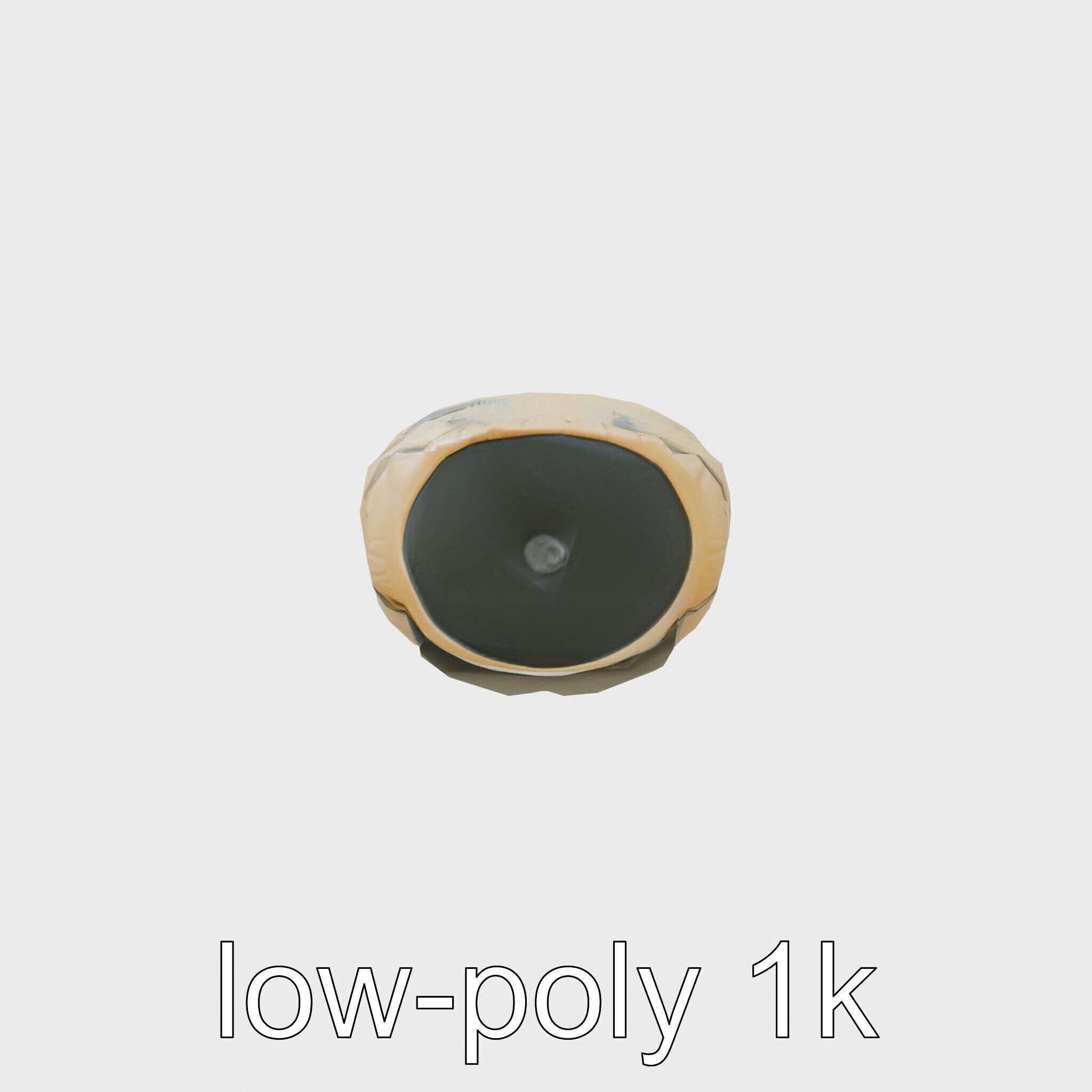 Camping Sleeping Bag Protective Cover Low-poly 3D model_7