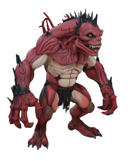 Mutants Monsters Puck Low-poly 3D model_2