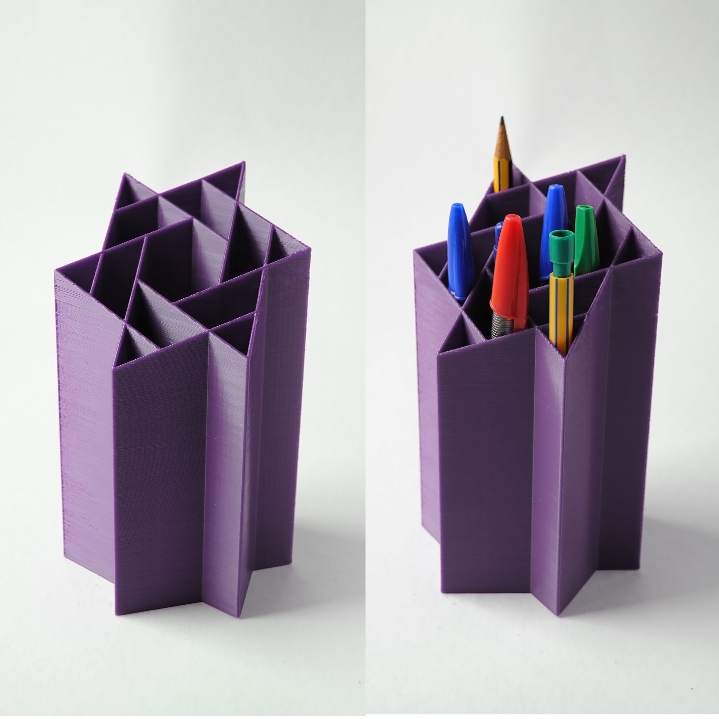 Starry Penholder 3D print model_1