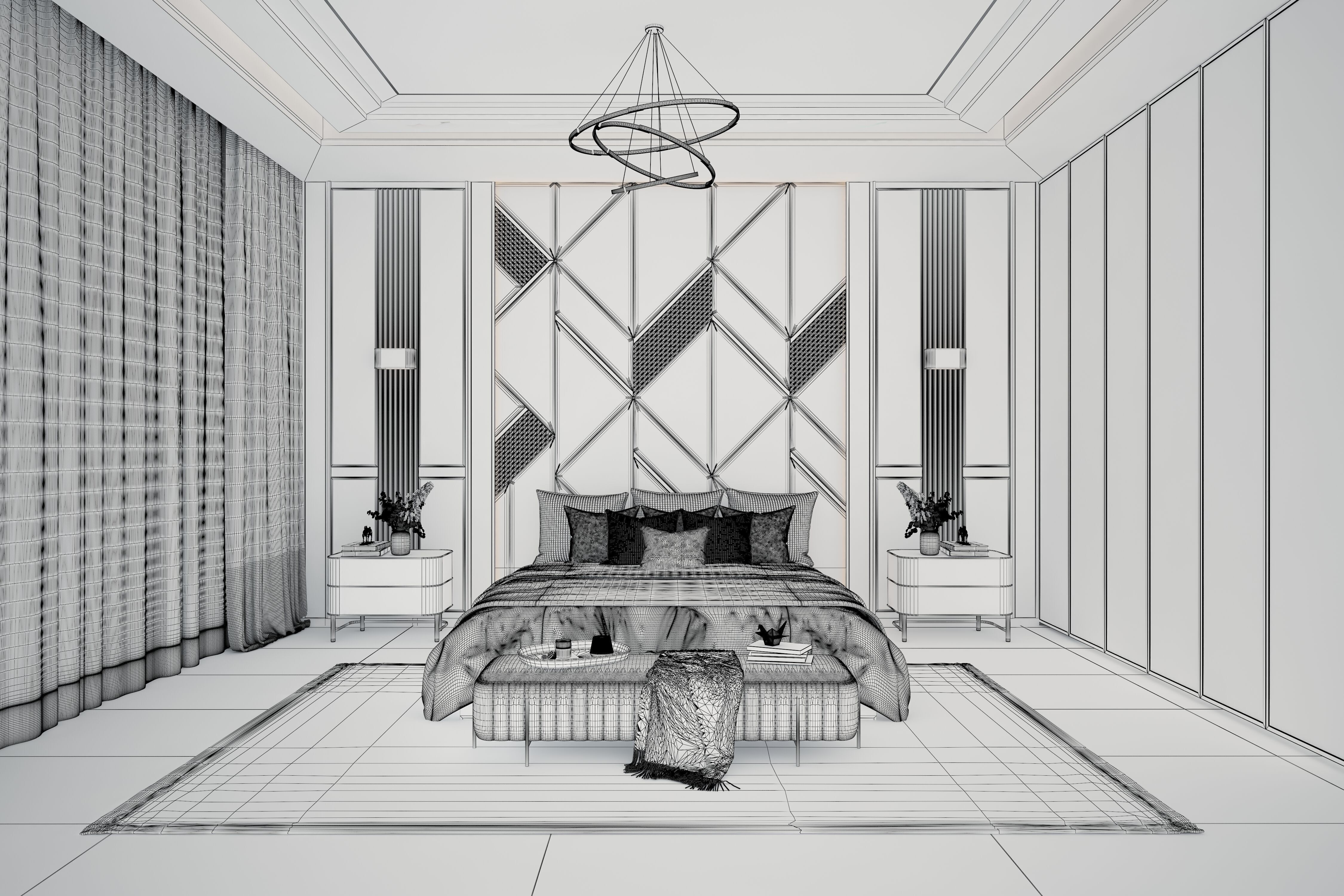 Bedroom 06 3D model_14