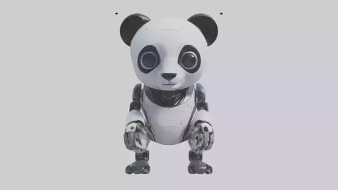 Robot version of a panda model