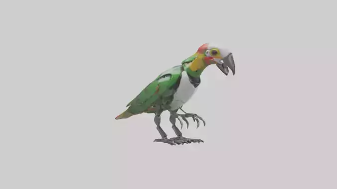 Robot version of a parrot model