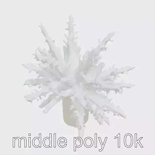 Elegant Icicle Decoration Sculpture Model