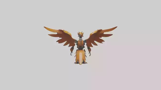 Robot version of a phoenix model