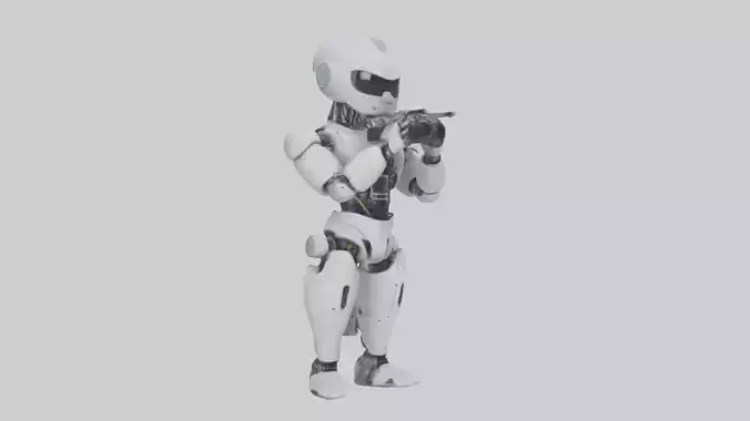 Robot version of a photographer model
