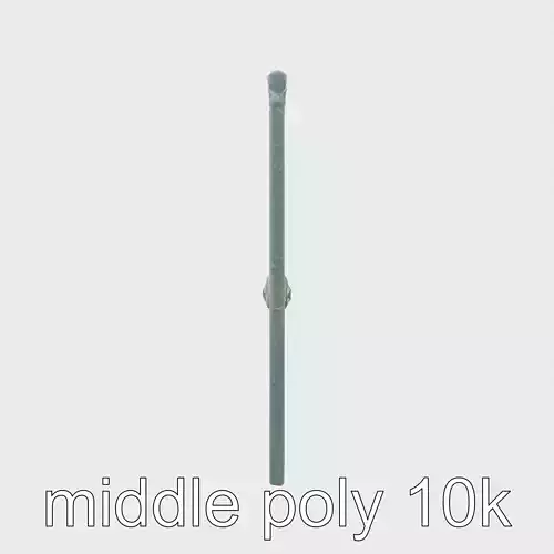 Ornate Wrought Iron Gate Model for Render and Game Use