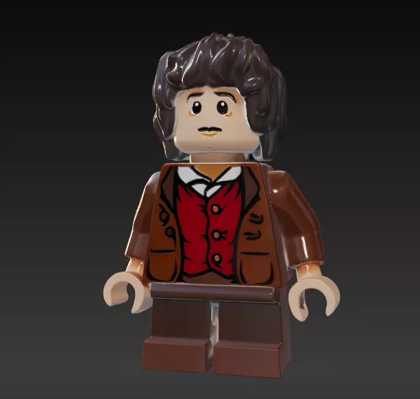 LEGO FRODO BOLSON 3D print model_0