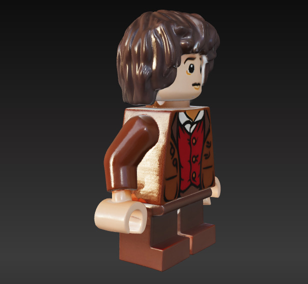 LEGO FRODO BOLSON 3D print model_2