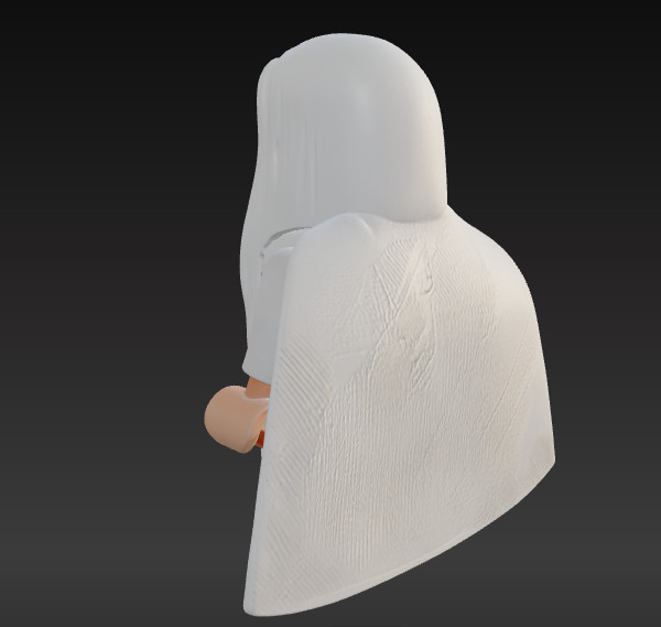 LEGO GANDALF EL BLANCO 3D print model_1