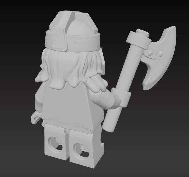 LEGO GIMLI 3D print model_5