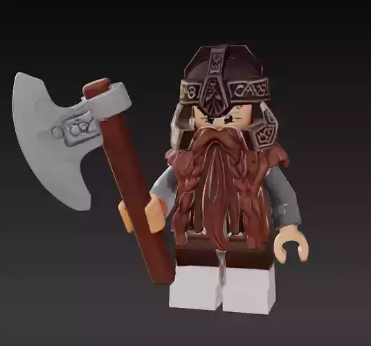 LEGO GIMLI 3D print model