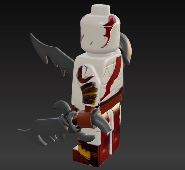 LEGO KRATOS 3D print model_1